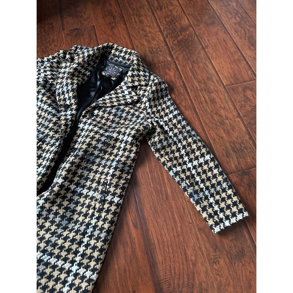 Isaac Mizrahi Houndstooth Check Coat size 16 - Picture 4 of 5